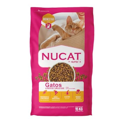 NUCAT 15 Kg Alimento balanceado formulado para gatos