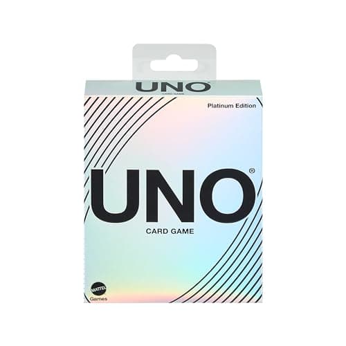 Mattel Games UNO Platinum - Juego de Cartas para Niños a Partir de 7 Años