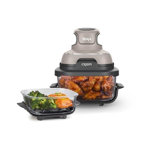Ninja Crispi Freidora de Aire 4 Qt - Apta para Microondas y Lavaplatos