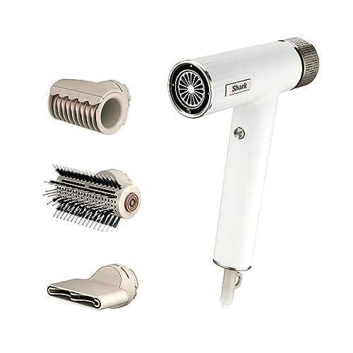 SHARK, Secadora de Cabello SpeedStyle, Multiestilizador, Secadora Iónica, Alta Velocidad IQ, Ideal para Cabello Liso y Ondulado, Color Seda, HD331