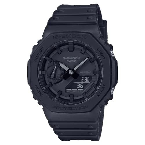 Casio - Reloj G-Shock GA-2100-1A1DR analógico de cuarzo negro de resina para hombre