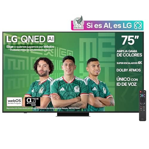 LG 75" QNED AI 4K Smart TV 2025 - Precio mínimo histórico en Amazon