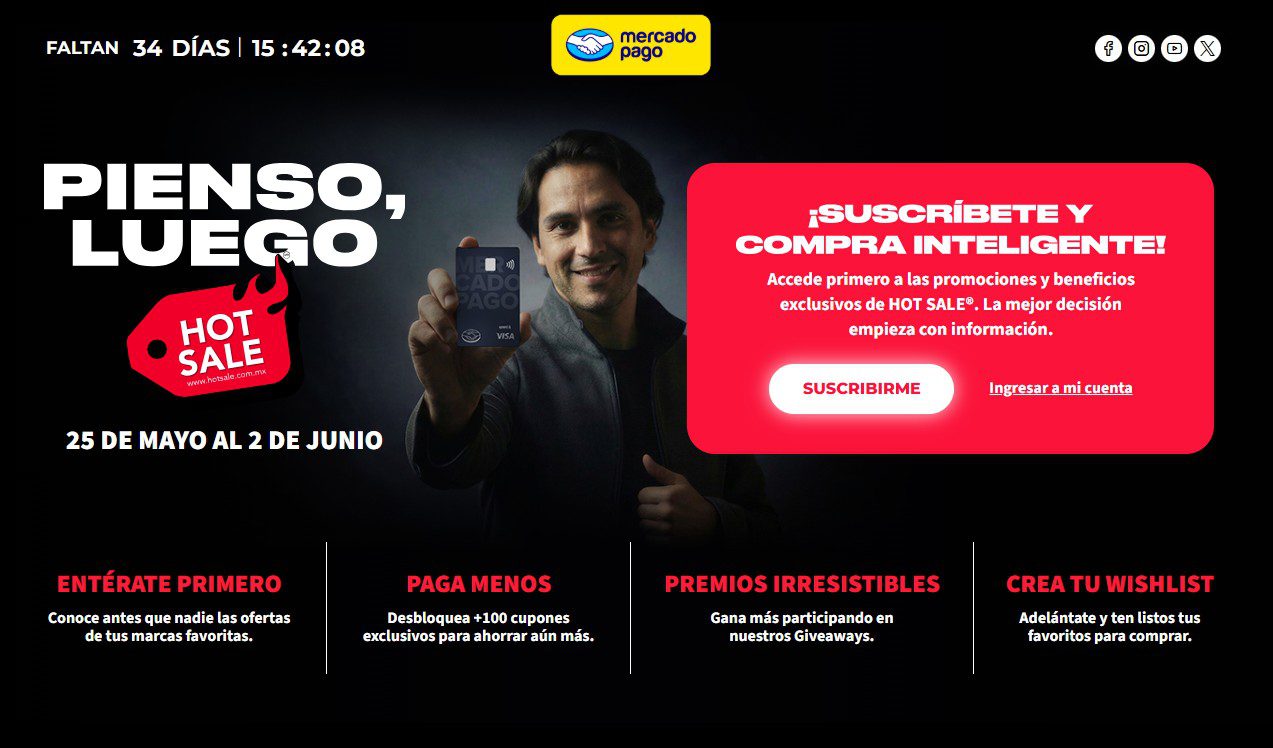 Compras y promociones durante Hot Sale México
